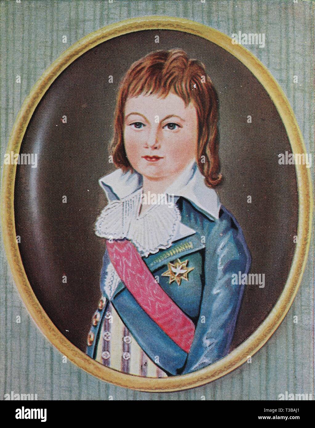 Louis XVII, 17851795, né LouisCharles, était le plus jeune fils du