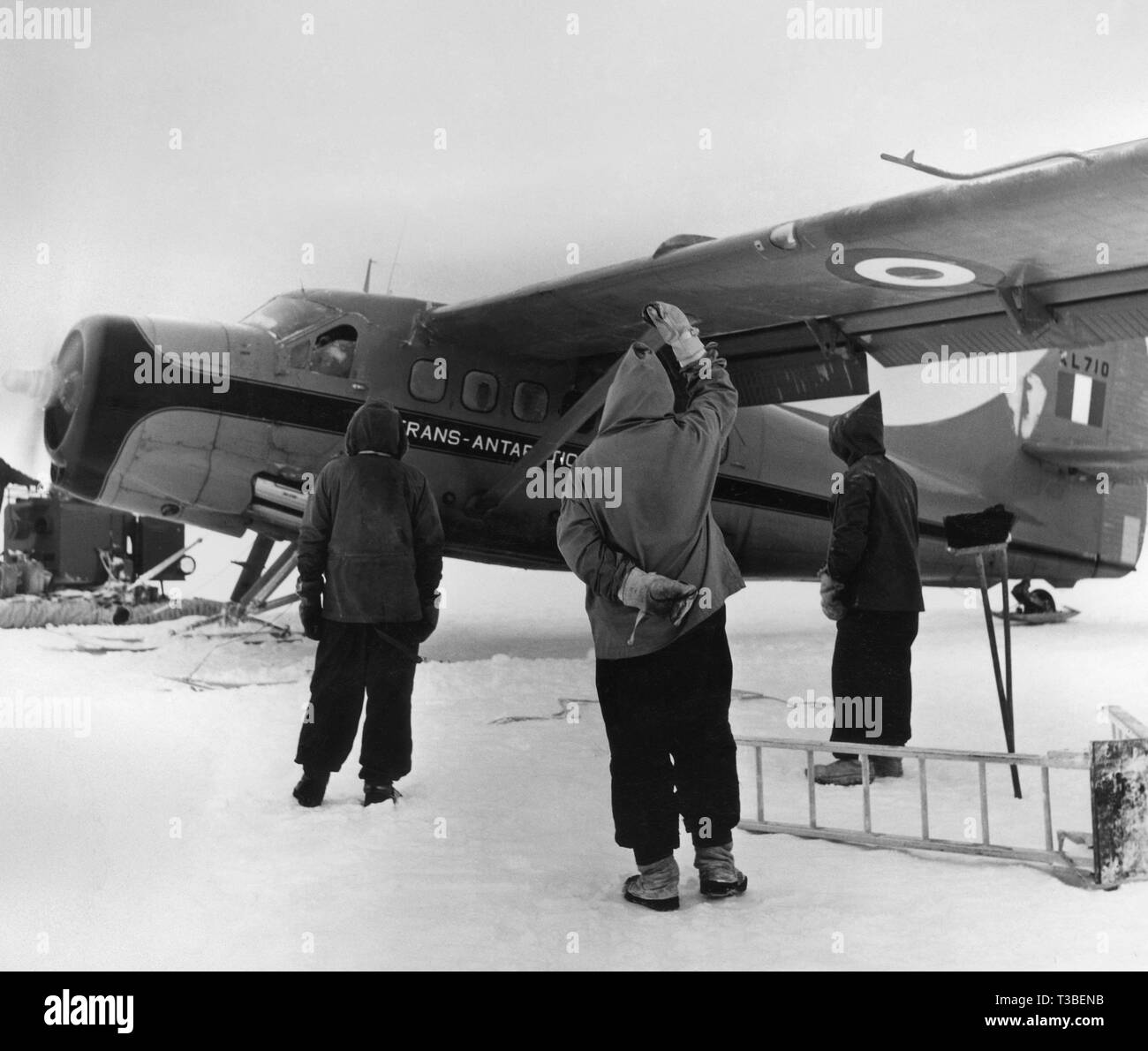 Trans-Arctique expédition du Commonwealth, au sud de la base de glace, 1957-1958 Banque D'Images