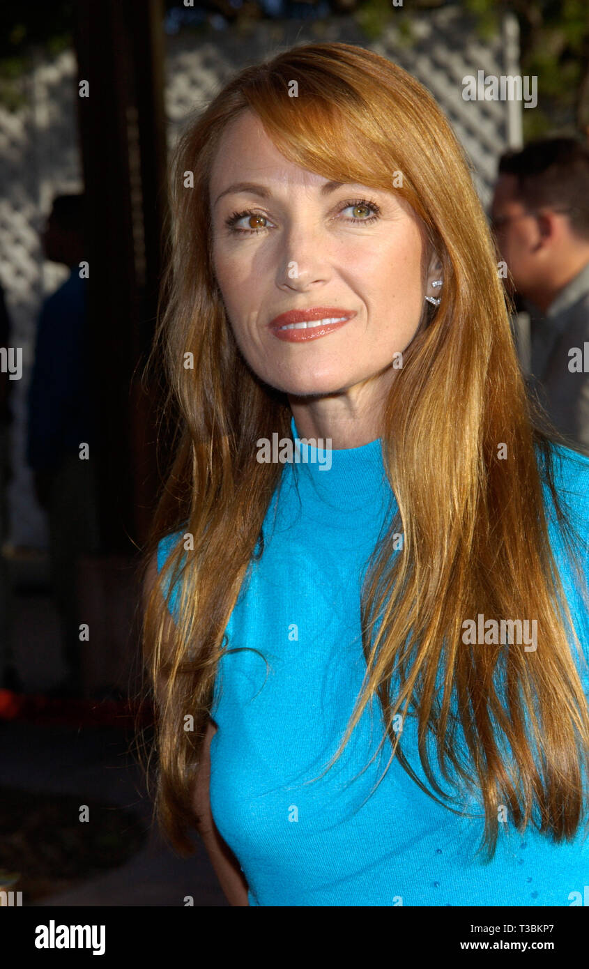 LOS ANGELES, CA. 16 juillet 2001 : l'actrice Jane Seymour à la première mondiale, à Los Angeles, de Jurassic Park III. © Paul Smith/Featureflash Banque D'Images