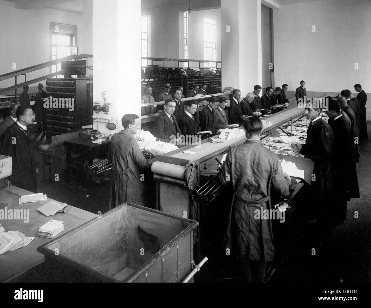 Bureau de poste, 1920 Banque D'Images