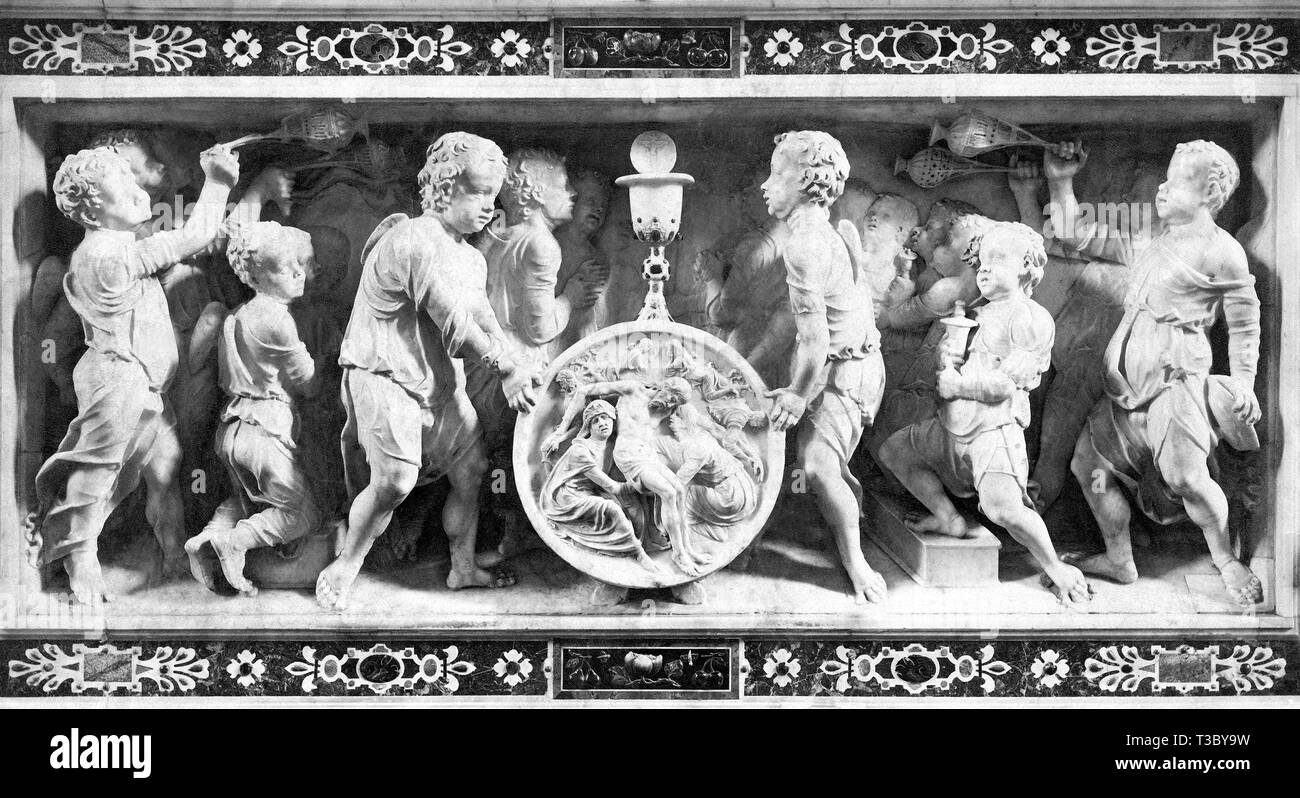 L'Europe, Italie, bas-relief Banque D'Images