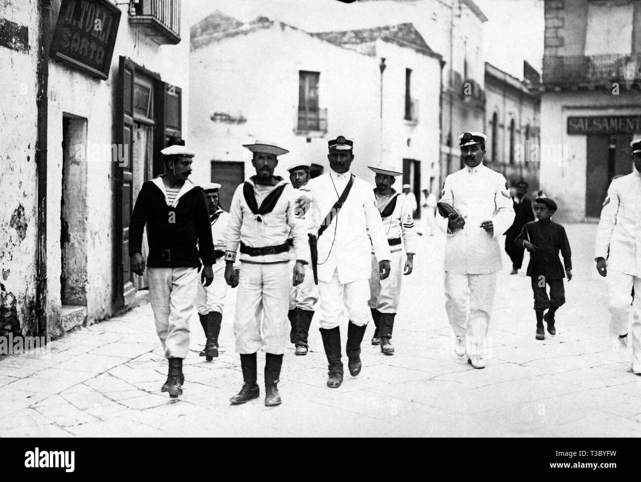 Les marins, 1900 Banque D'Images