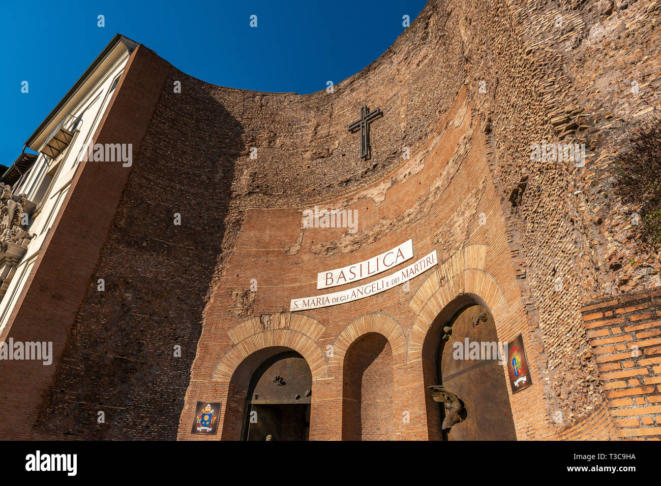 Basilique de Sainte Marie des Anges et des Martyrs, Rome, Italie Banque D'Images