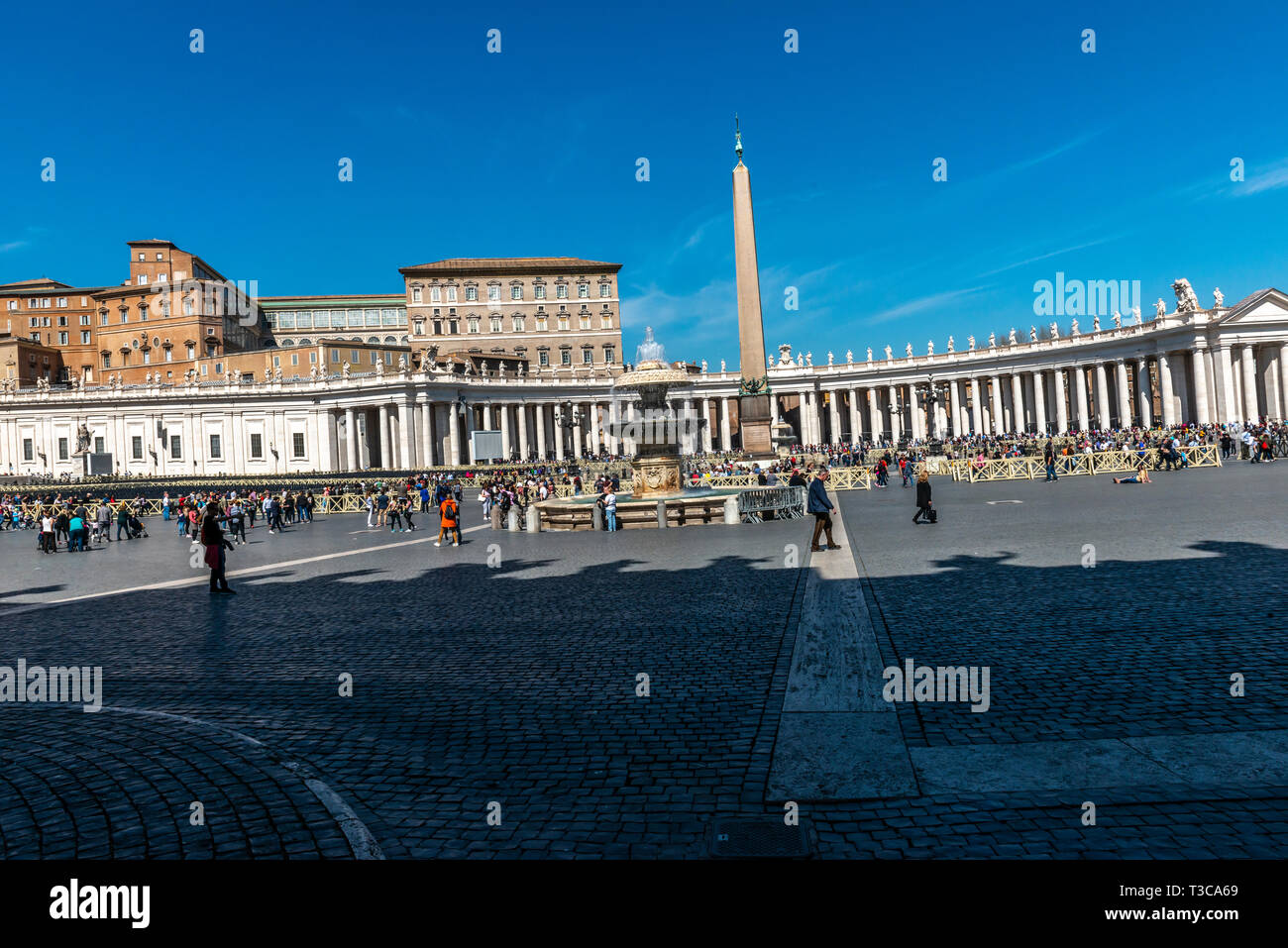 St Peters Square, Rome, Italie Banque D'Images
