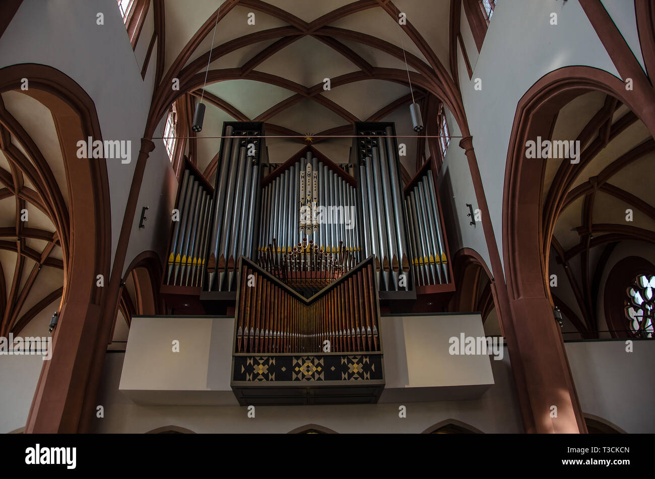 BAYREUTH, ville gothique Sainte Trinité de l'église évangélique luthérienne, l'église principale de Haute-franconie. Banque D'Images