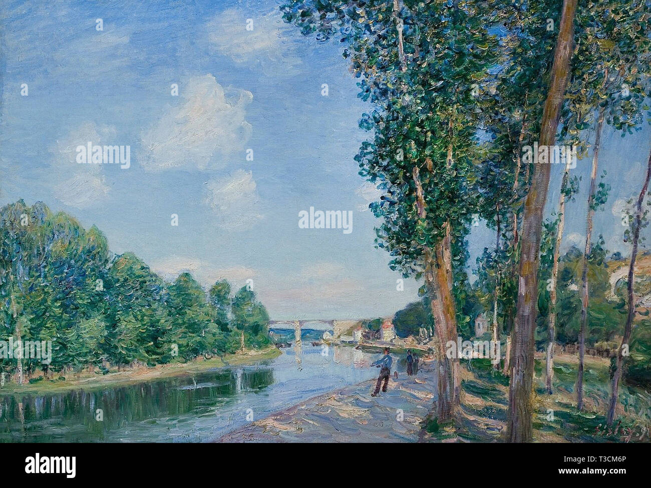 Alfred Sisley (1839 - 1899) - juin 1892 saint mamms sunshine Banque D'Images