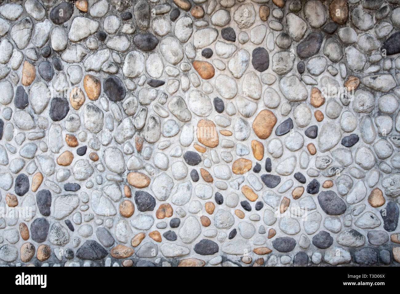 Constituée de gravier et de ciment. D'artifices, des textures Banque D'Images