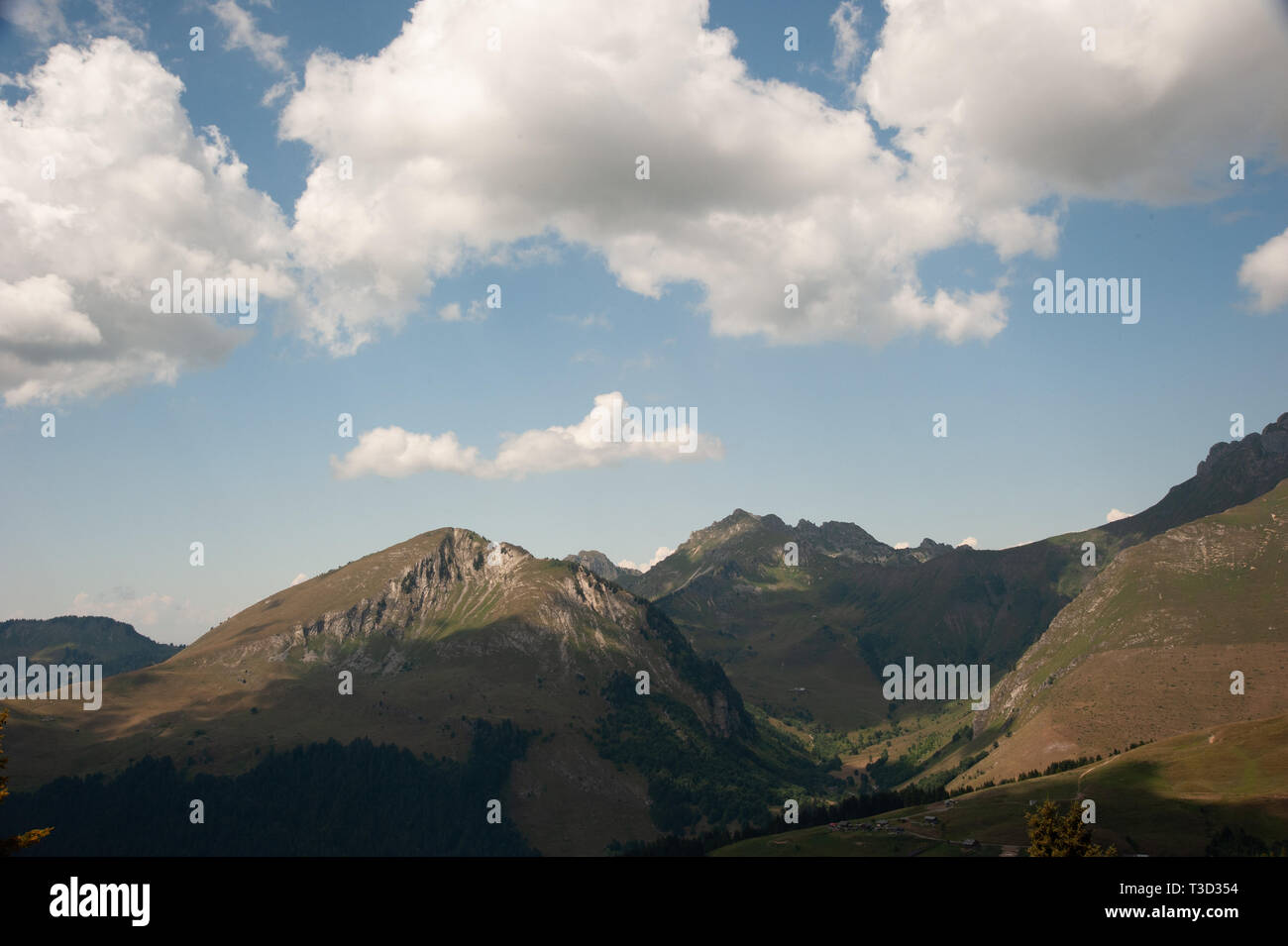 La gamme de montagne des Alpes, France, Europe Banque D'Images