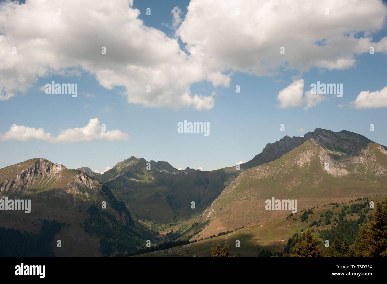 La gamme de montagne des Alpes, France, Europe Banque D'Images