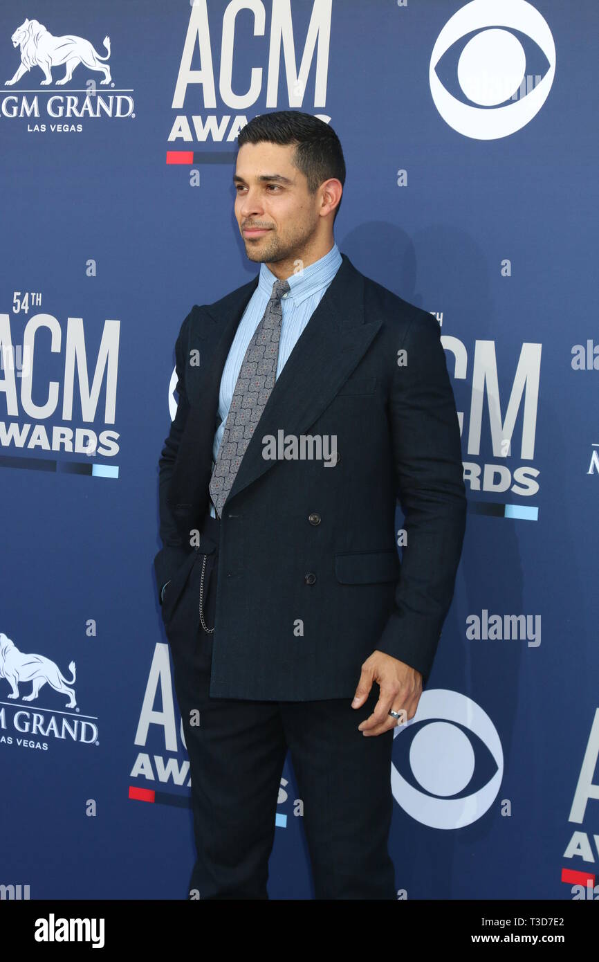 7 avril 2019 - Las Vegas, NV, USA - LAS VEGAS - 7 AVR : Wilmer Valderrama à la 54e Academy of Country Music Awards au MGM Grand Garden Arena le 7 avril 2019 à Las Vegas, NV (crédit Image : © Kay Blake/Zuma sur le fil) Banque D'Images