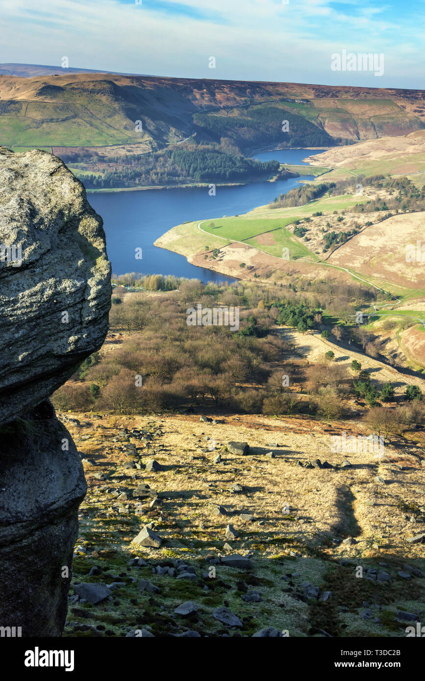 Réservoir d'Dovestone, Greenfield, Greater Manchester UK. Banque D'Images
