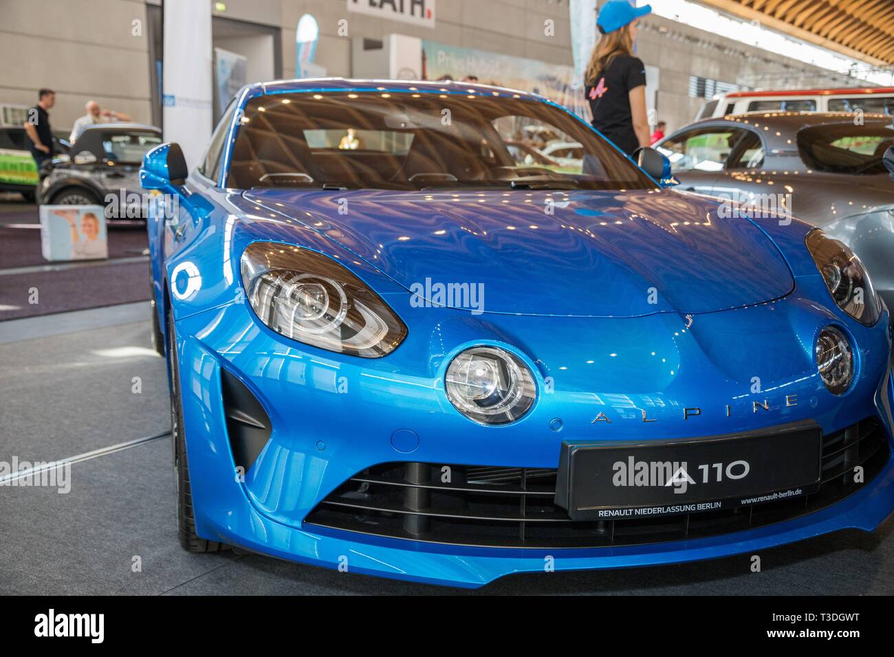 Renault Alpine A110 bleu Banque D'Images