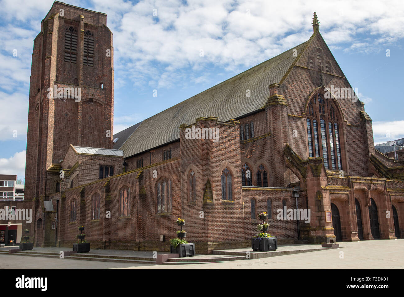 L'église paroissiale de St Helens St Helens Merseyside Lancashire Mars 2019 Banque D'Images