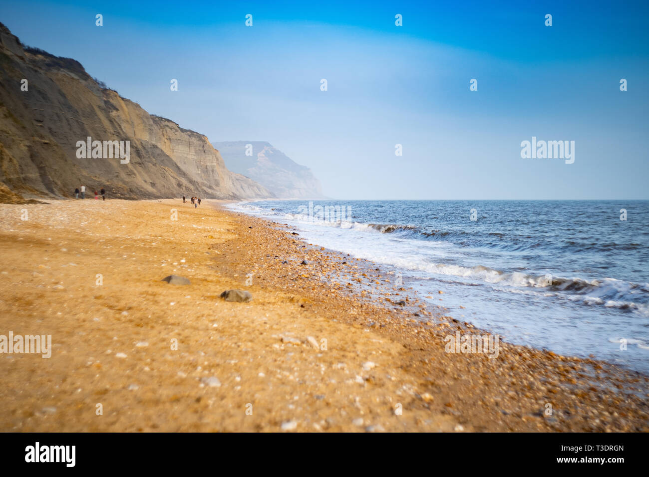 Charmouth beach à East Dorset, UK, Banque D'Images