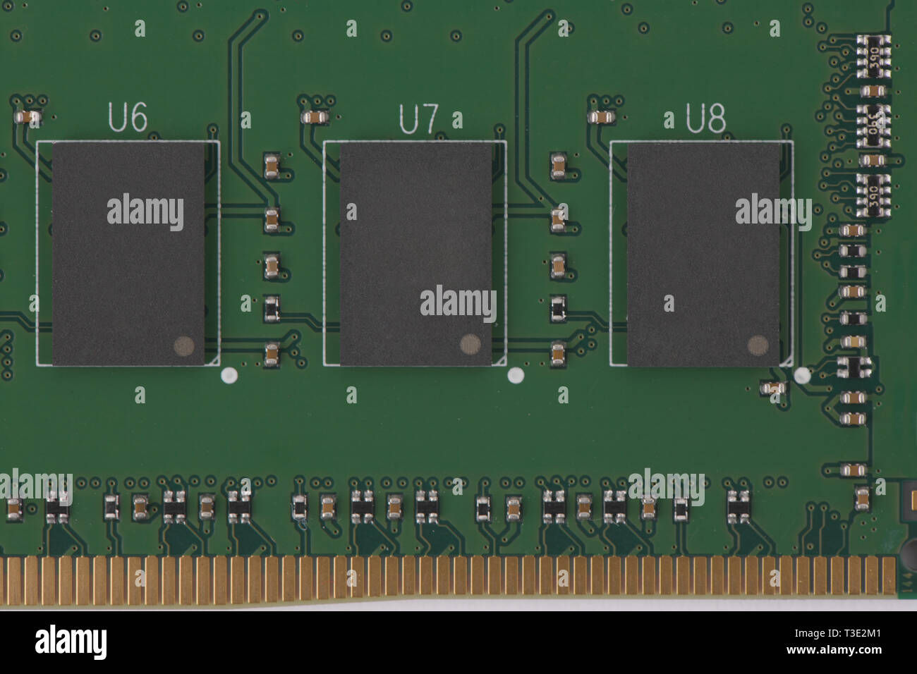 Photo de la mémoire DDR4 mémoire DDR2 mémoire DDR3 mémoire DDR RAM module. Photo haute résolution. Banque D'Images