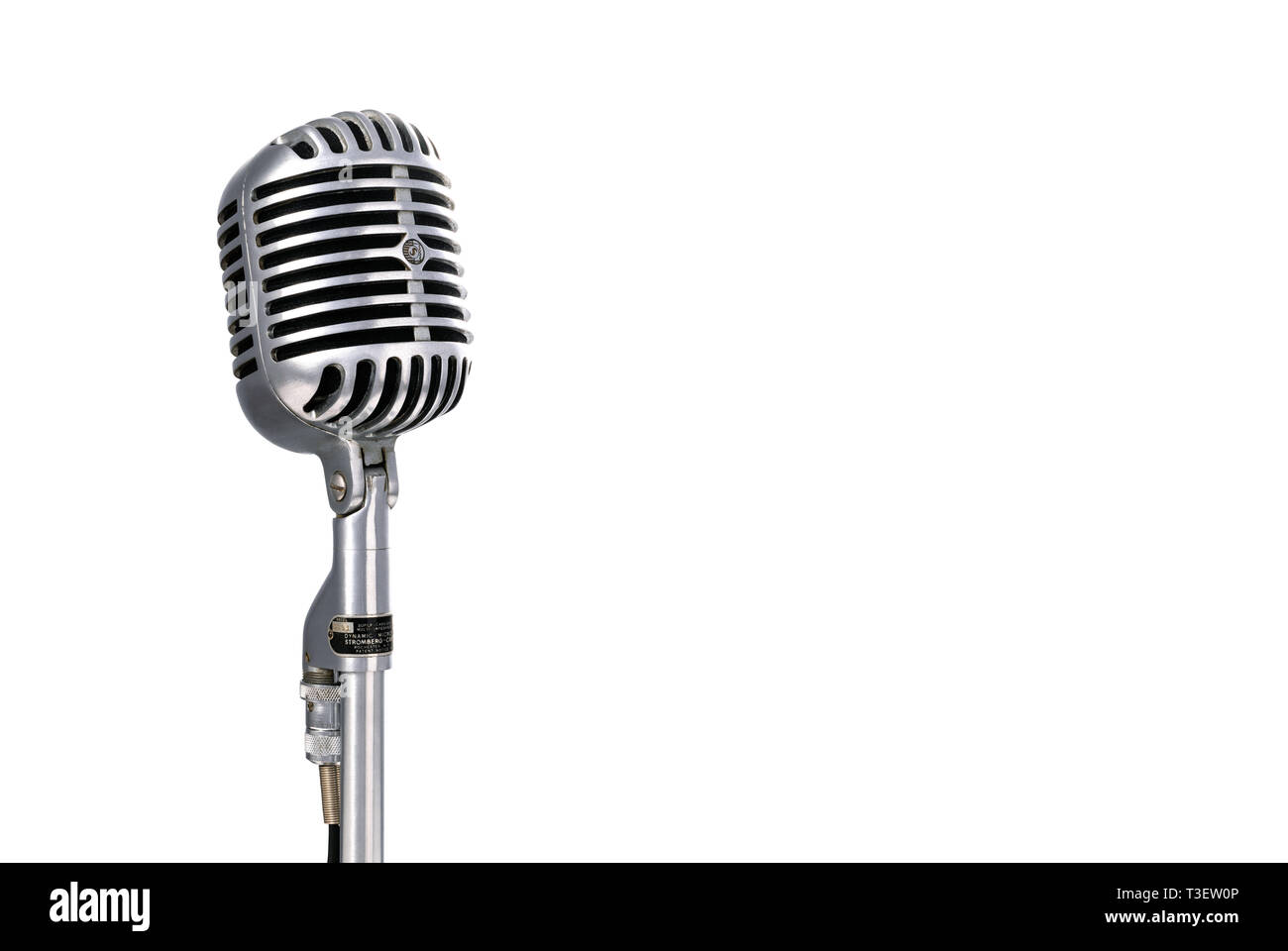 Microphone Shure vintage 55 Banque D'Images