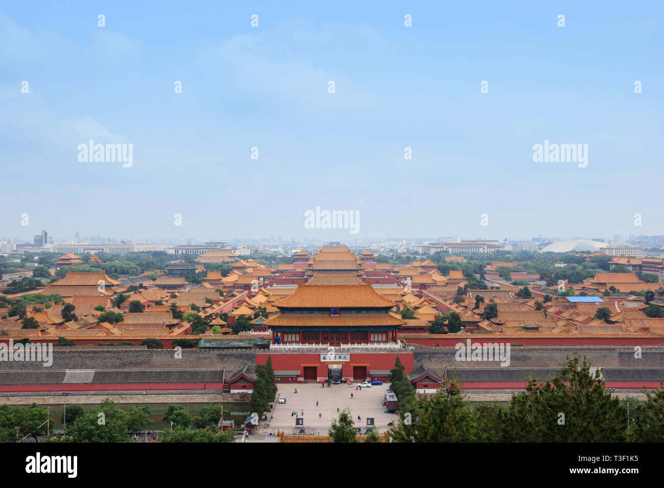 La Cité Interdite à Beijing Banque D'Images