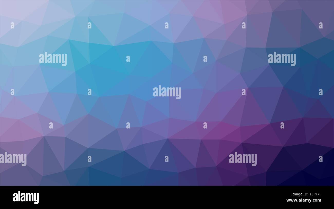 Géométrique abstrait bleu violet couleur background texture, motif, triangle poly faible computer graphic, illustration Illustration de Vecteur