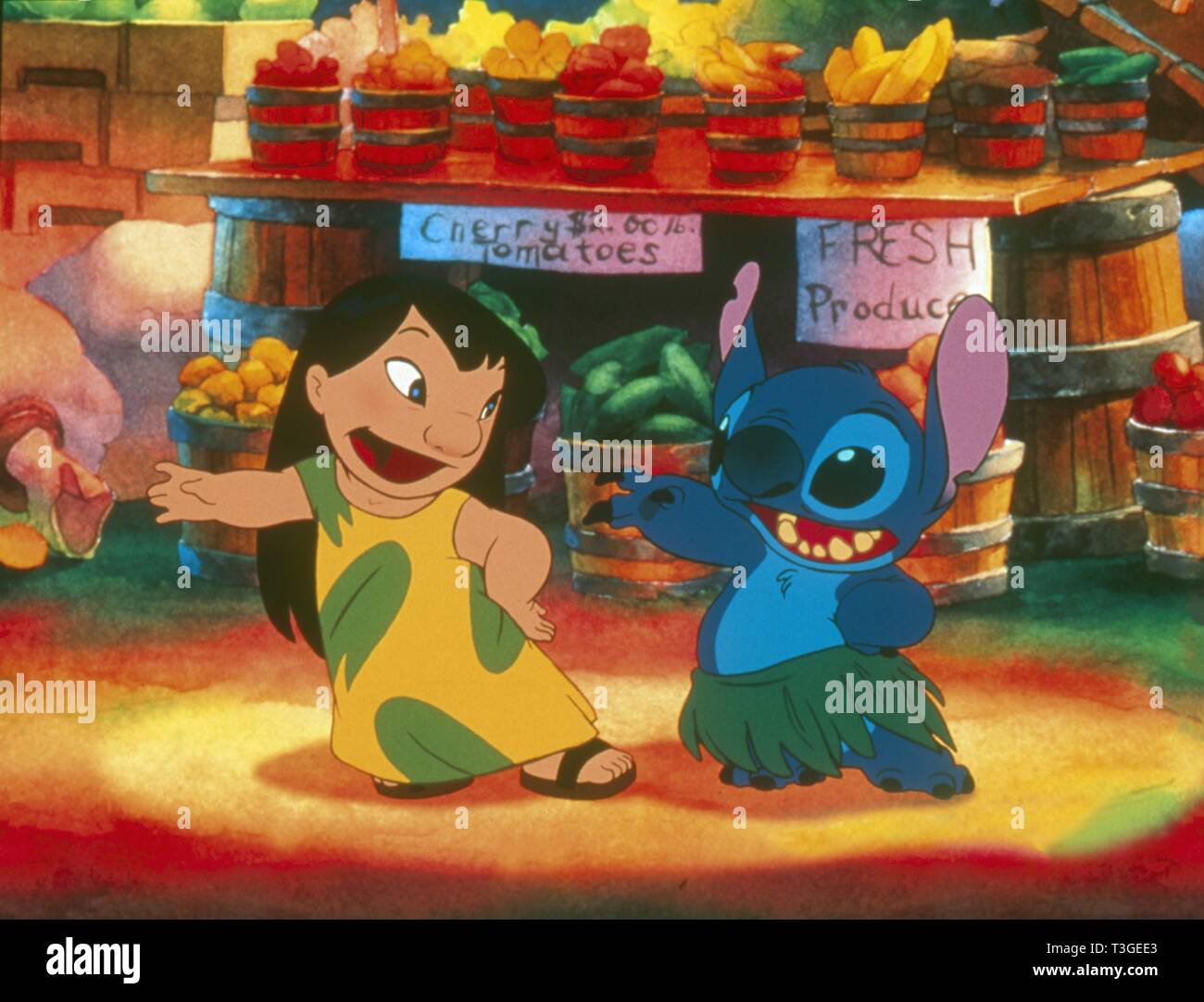 Lilo et Stitch Année : 2002 USA Réalisateur : Dean DeBlois, Chris Sanders Animation Banque D'Images