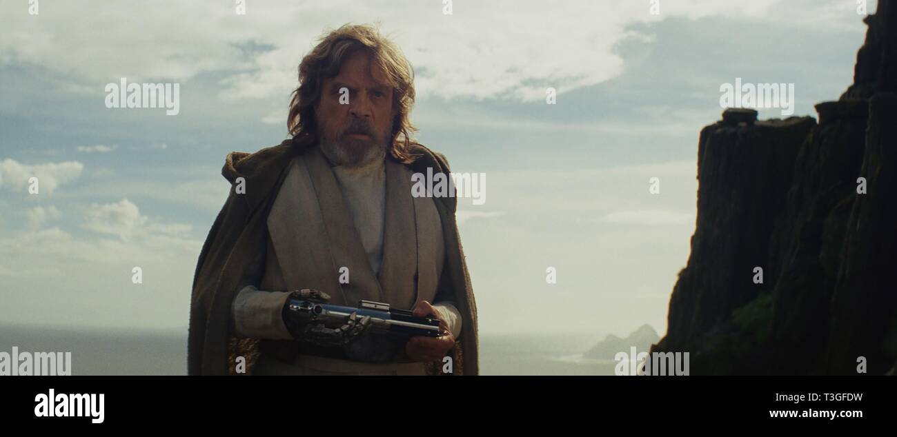 Star Wars : Jedi La Dernière Année : 2017 USA Réalisateur : Rian Johnson Mark Hamill Banque D'Images