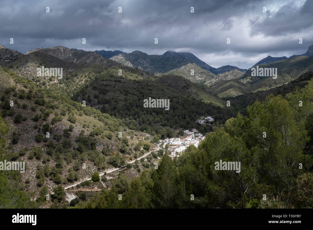 Le village perdu de Acebuchal, Espagne Banque D'Images