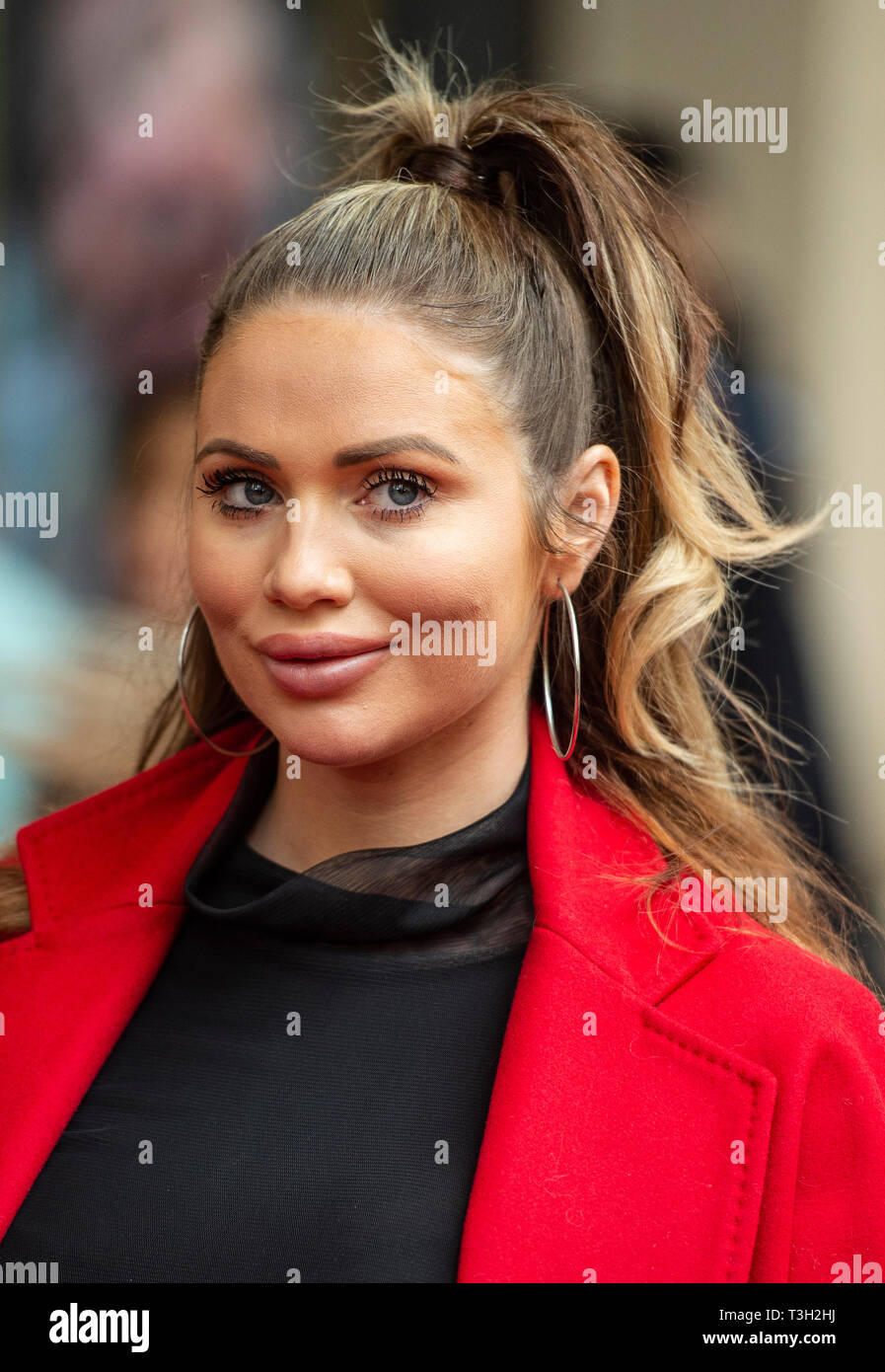 Londres, ANGLETERRE - 09 avril : Amy Childs assiste à la représentation de "Où est Peter Rabbit ?" au Theatre Royal Haymarket le 9 avril 2019 dans L Banque D'Images