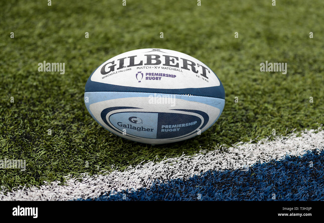Ballon de Rugby Premiership Gallagher Gallagher au cours de la Premiership match à Allianz Park, Londres. Banque D'Images