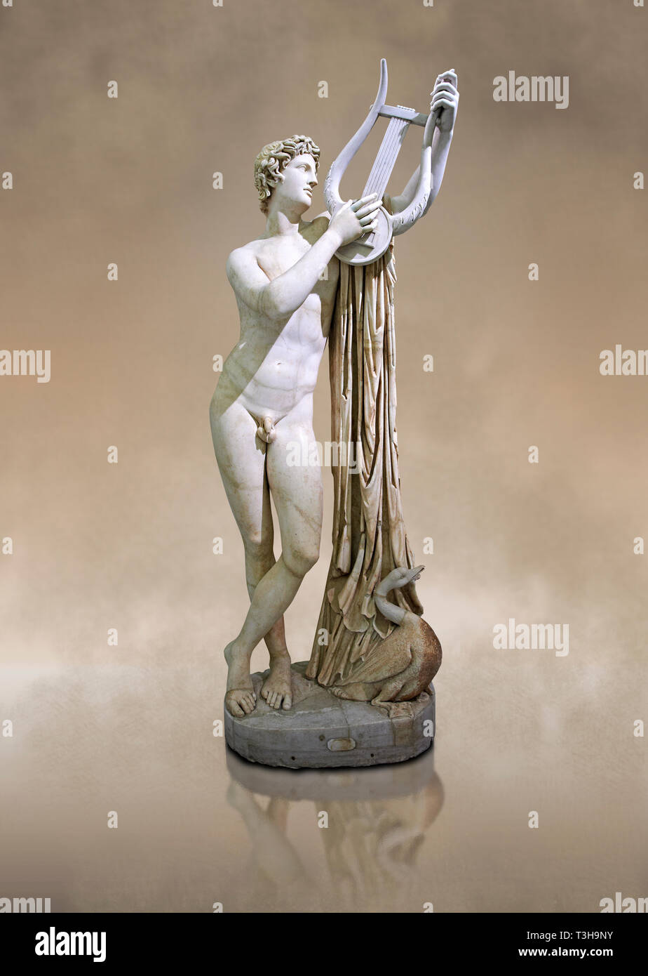 2ème ANNONCE de siècle sculpture romaine de Pothos, une copie d'un original grec du 4ème siècle BC attribuée à Skopas de Paros, inv no 6253, les Farnèse collectio Banque D'Images