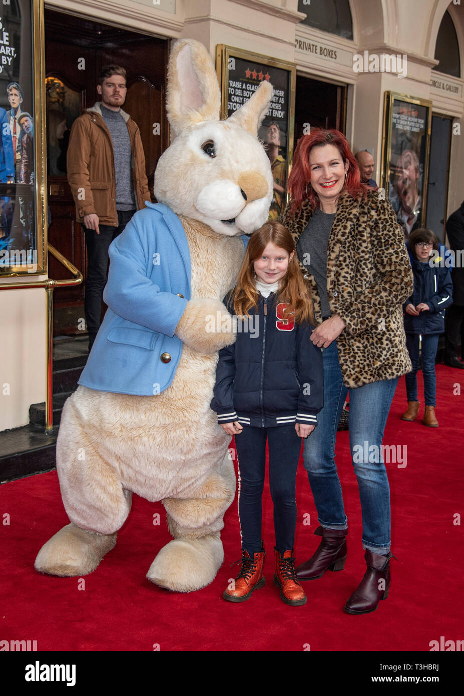 Lucy Montgomery vu pendant la représentation de "Où est Peter Rabbit ?" au Theatre Royal Haymarket à Londres. Banque D'Images