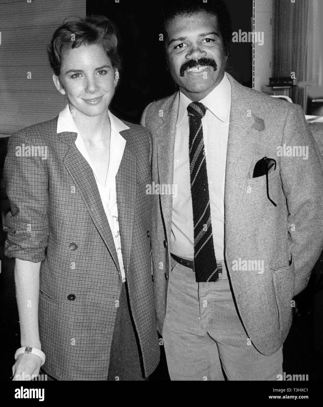 Melissa Gilbert et Ted Lange 1983 Convention NAPTE Photo de John Barrett/PHOTOlink Banque D'Images
