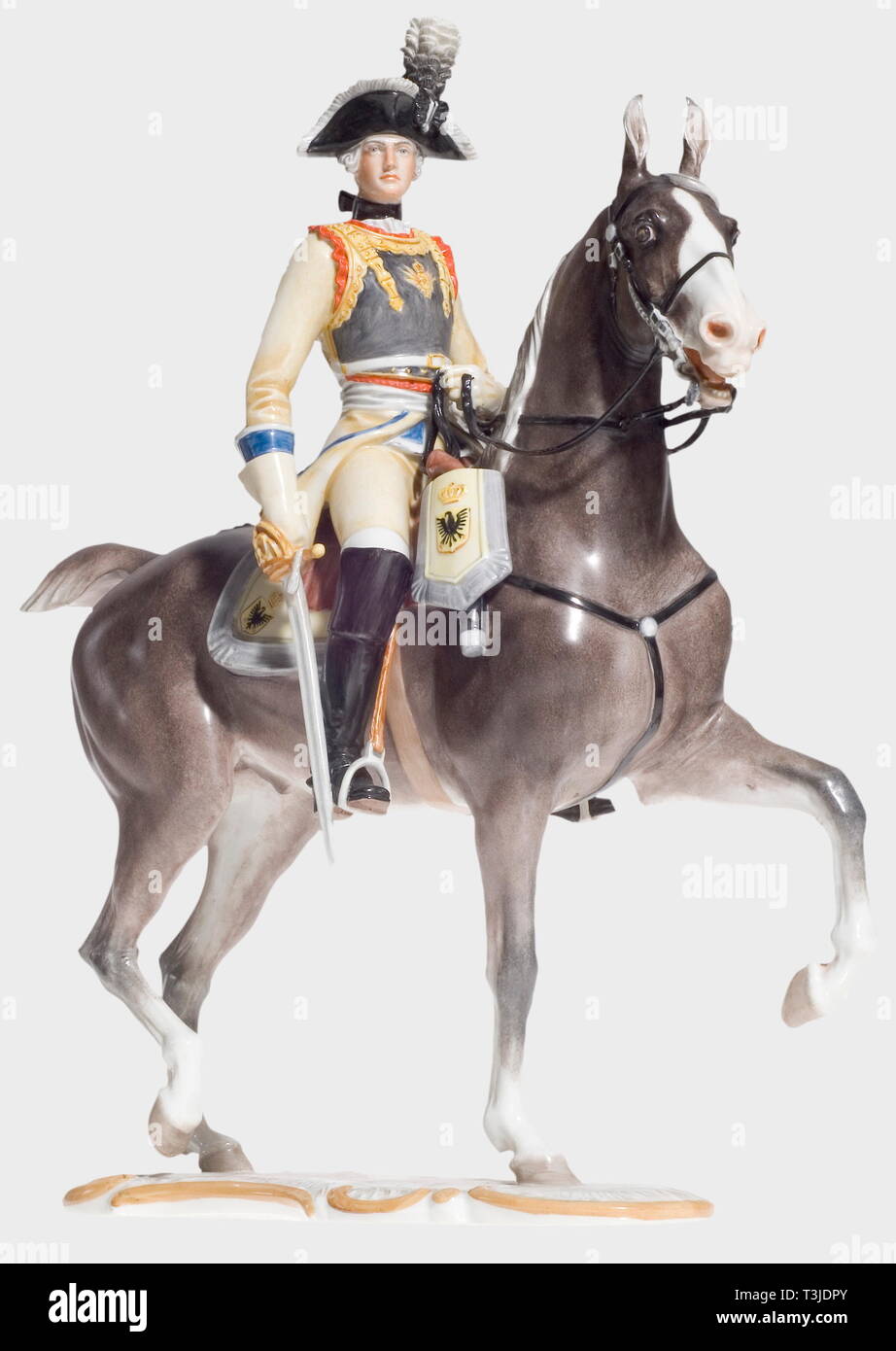 Figurine Ancienne CBG Mignot - Cuirassier Prussien à Cheval - Modèle Gerbeau - 60mm - France