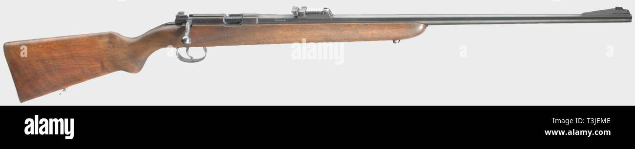 Les bras longs, les systèmes modernes, Mauser modèle Es 340 B seul coup de carabine de tir, première version, calibre 22 lr, numéro 145041, No-Exclusive Editorial-Use-Utilisation | seule Banque D'Images