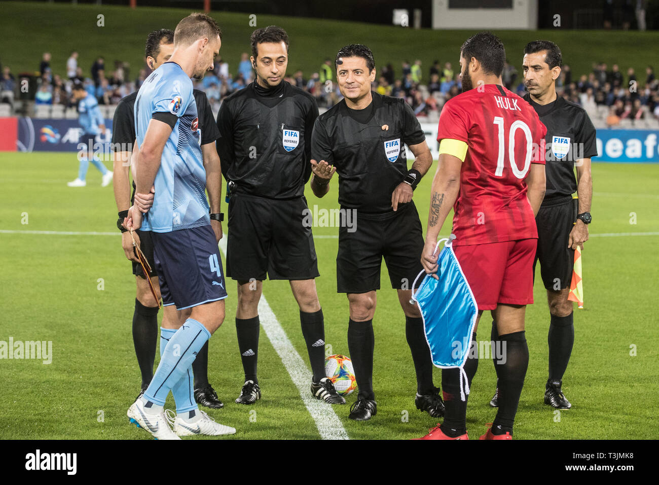 Kogarah, Australie. 10 avr, 2019. Kogarah, Australie. 10 avr 2019. Sydney FC et Shanghai EPOP tirage au sort au cours de l'AFC Champions League match Groupe H FC entre Sydney et Shanghai EPOP à Stade du Jubilé, Kogarah, Australie, le 10 avril 2019. Photo de Peter Dovgan. Usage éditorial uniquement, licence requise pour un usage commercial. Aucune utilisation de pari, de jeux ou d'un seul club/ligue/dvd publications. Credit : UK Sports Photos Ltd/Alamy Live News Crédit : UK Sports Photos Ltd/Alamy Live News Banque D'Images