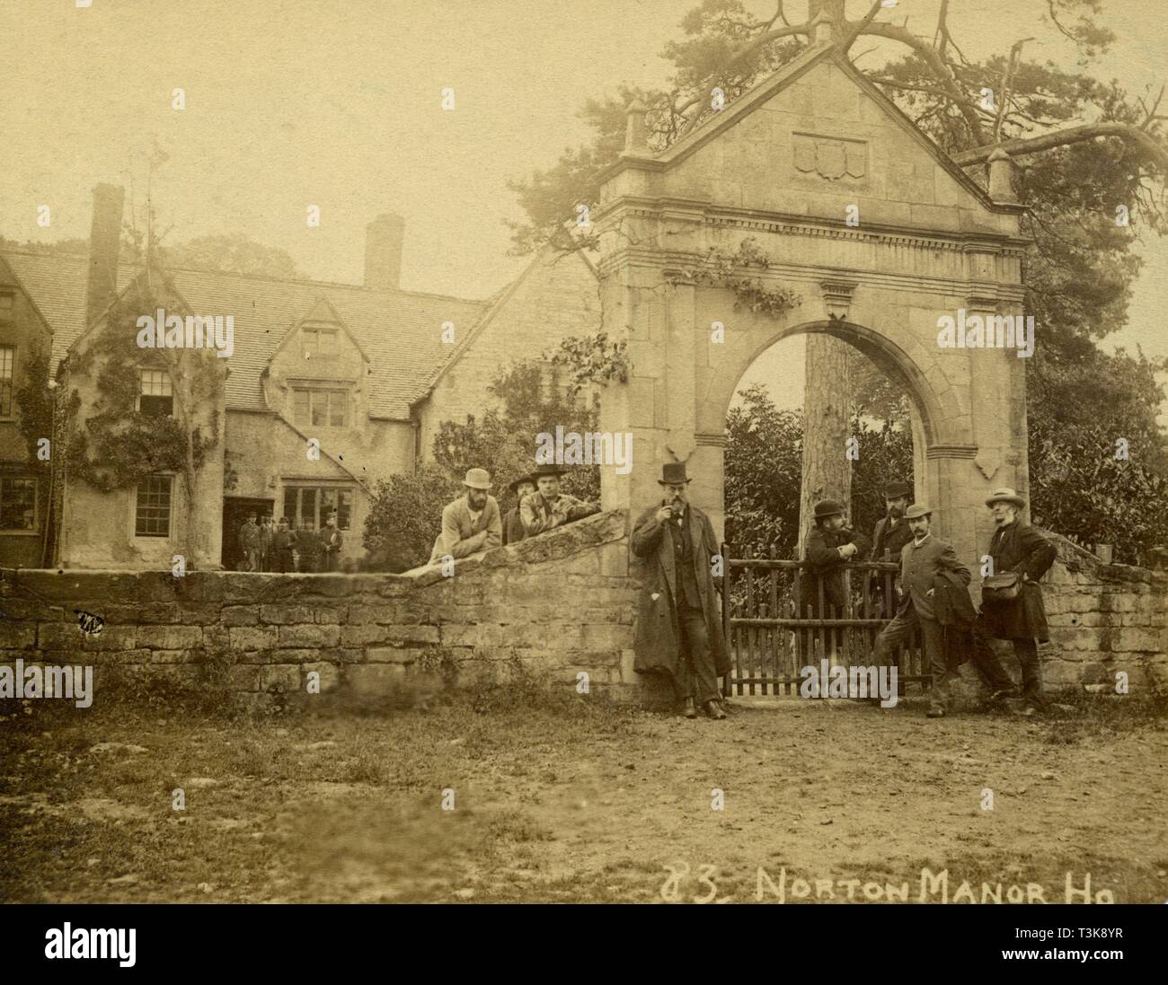 Bredon's Norton Manor, Bredon, Wychavon, Worcestershire, 1880. Créateur : Inconnu. Banque D'Images