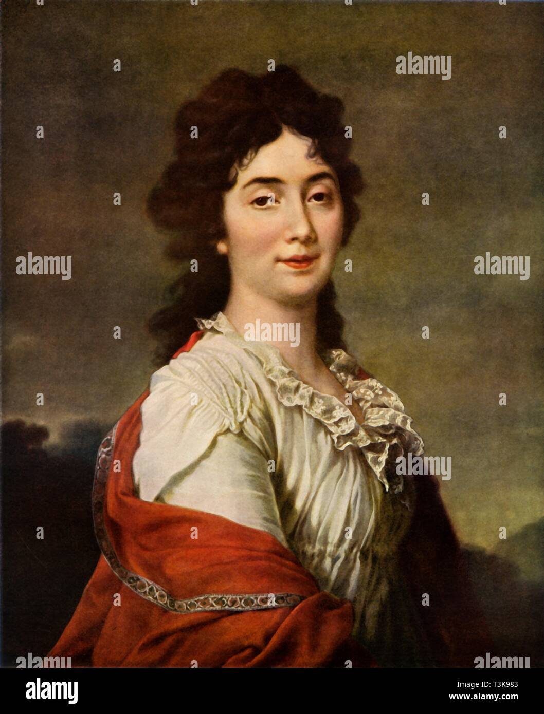 'Portrait d'Anna Stepanovna Protosova', 1800, (1965). Organisateur : Dmitri Levitsky. Banque D'Images