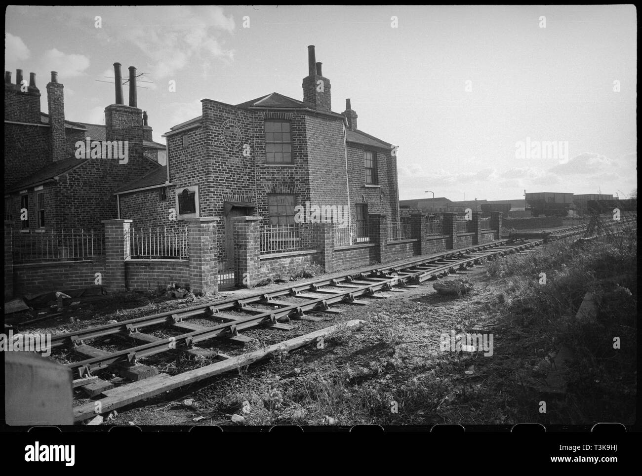 Stockton et Darlington Railway billeterie, Bridge Road, Stockton on Tees, c1955-c1980. Organisateur : Ursula Clark. Banque D'Images