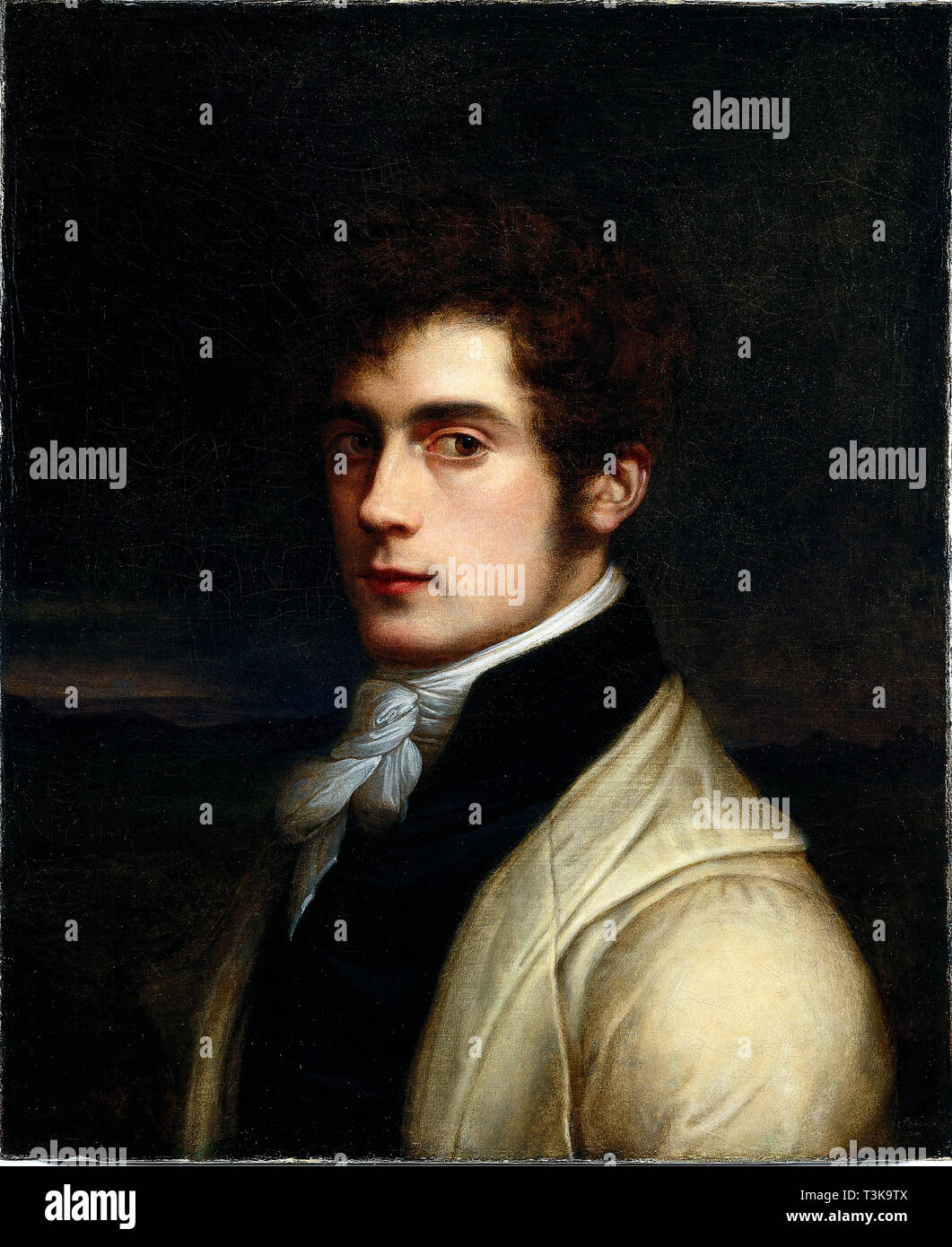 Autoportrait, 1819. Organisateur : Begas, Carl Joseph (1794-1854). Banque D'Images