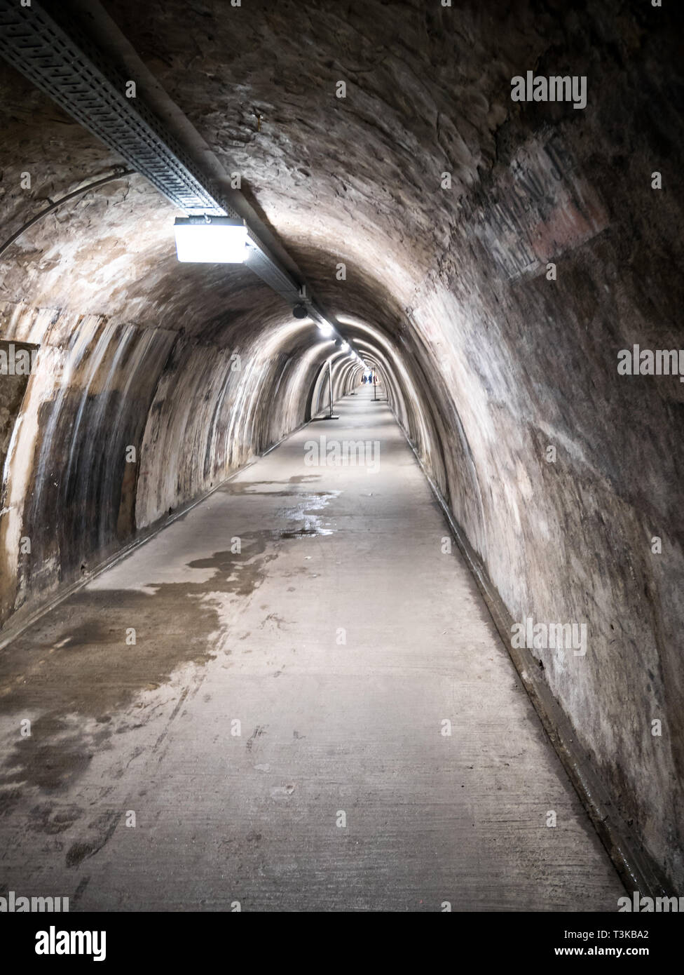 Grič tunnel historique à Zagreb Banque D'Images