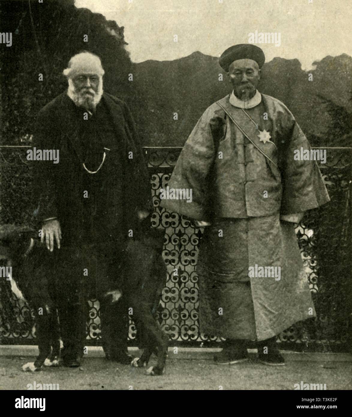 'Lord Salisbury et Li Hung chang', 1901. Créateur : Inconnu. Banque D'Images