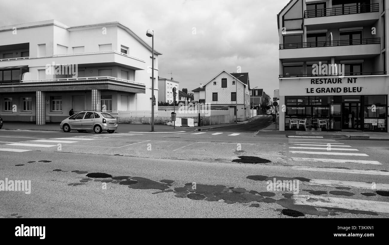 Berck-Plage, hauts de France, France Banque D'Images