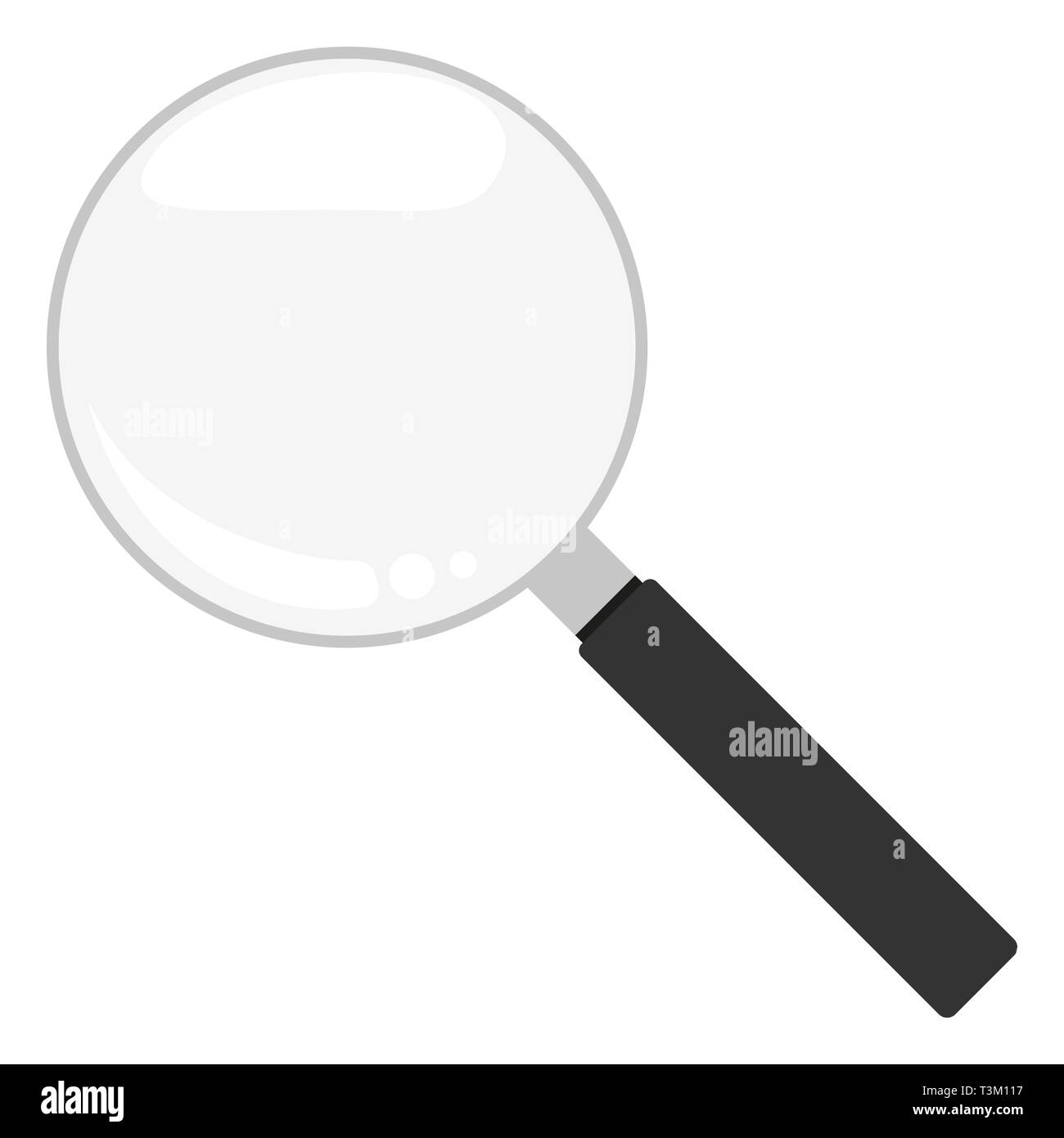 Loupe pour Rechercher Illustration de Vecteur