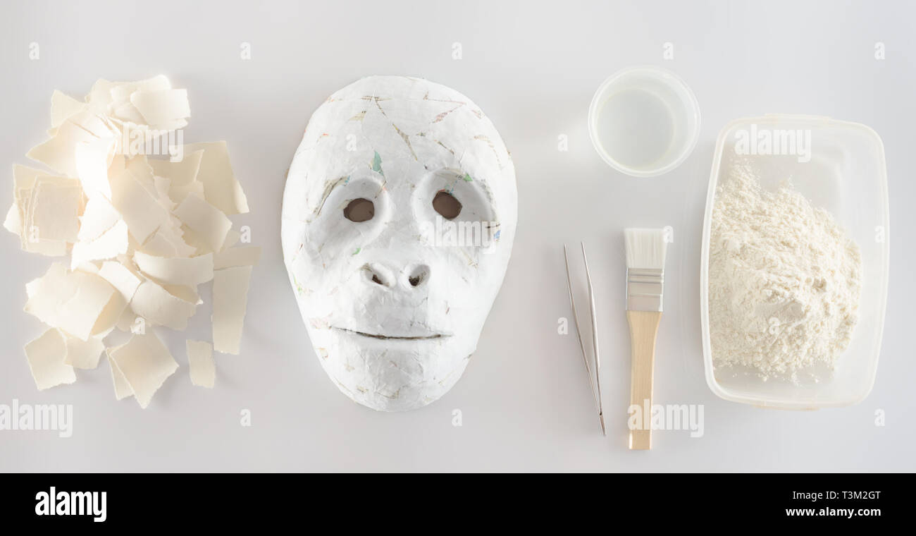 Faire en papier mâché Banque D'Images