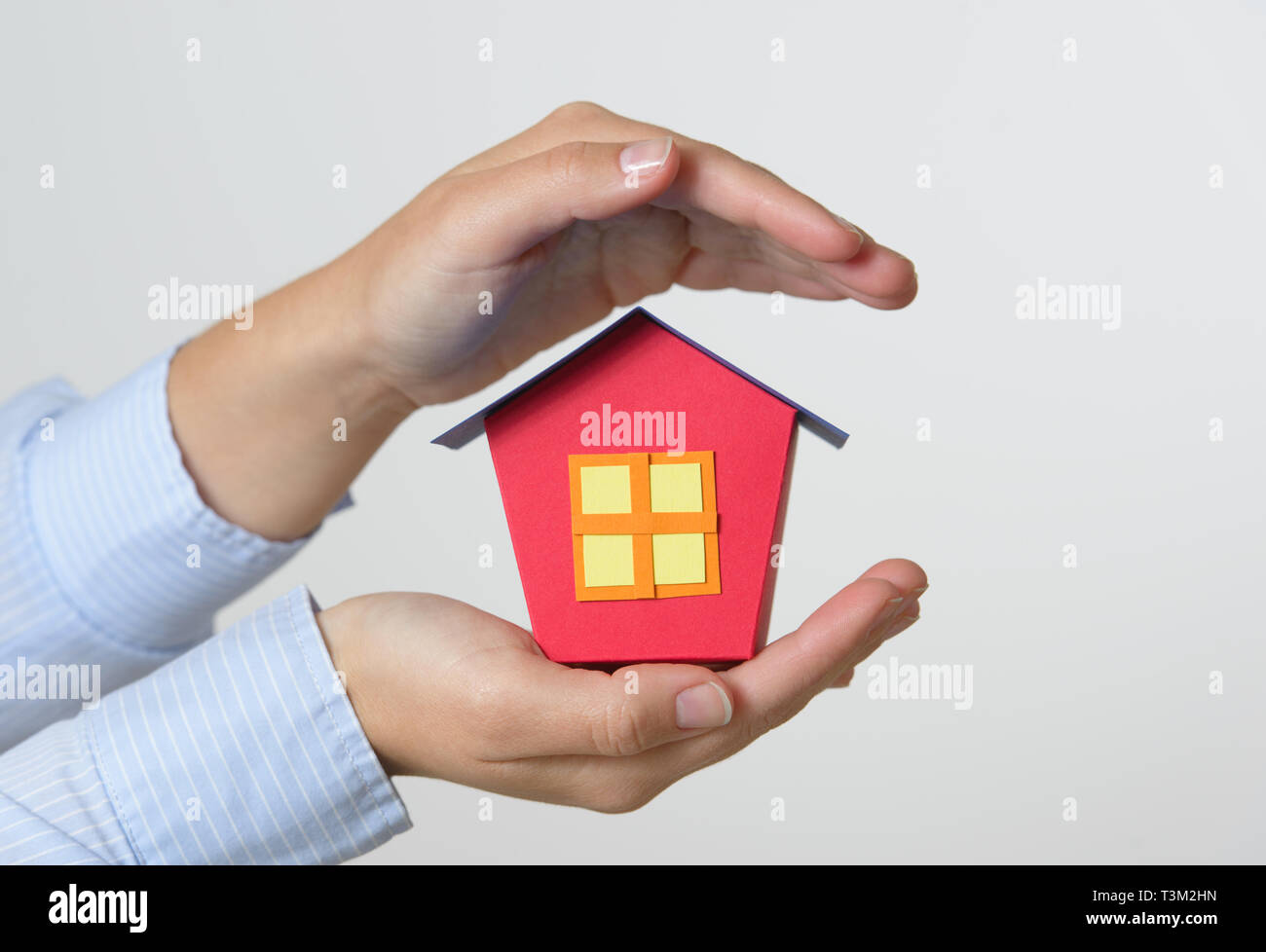 Home concept d'assurance Banque D'Images