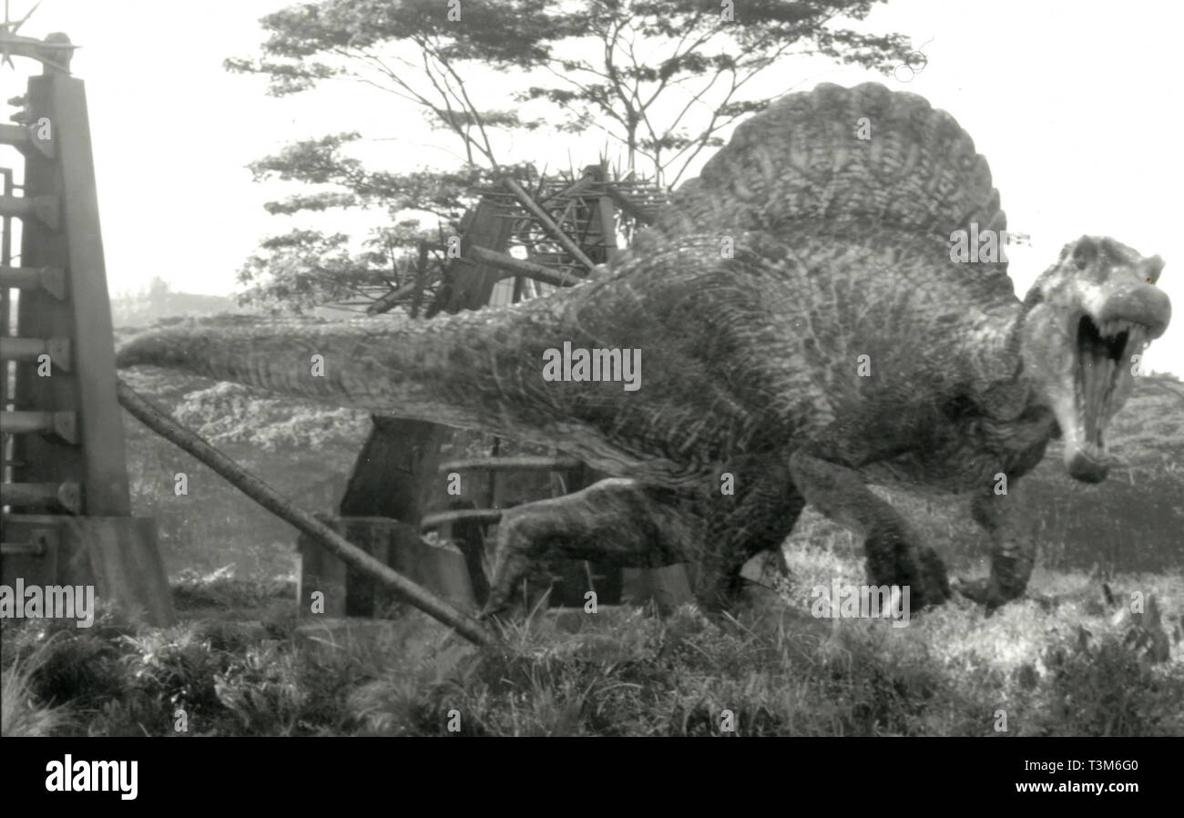 Un Spinosaurus dans le film Jurassic Park III, 2001 Photo Stock - Alamy