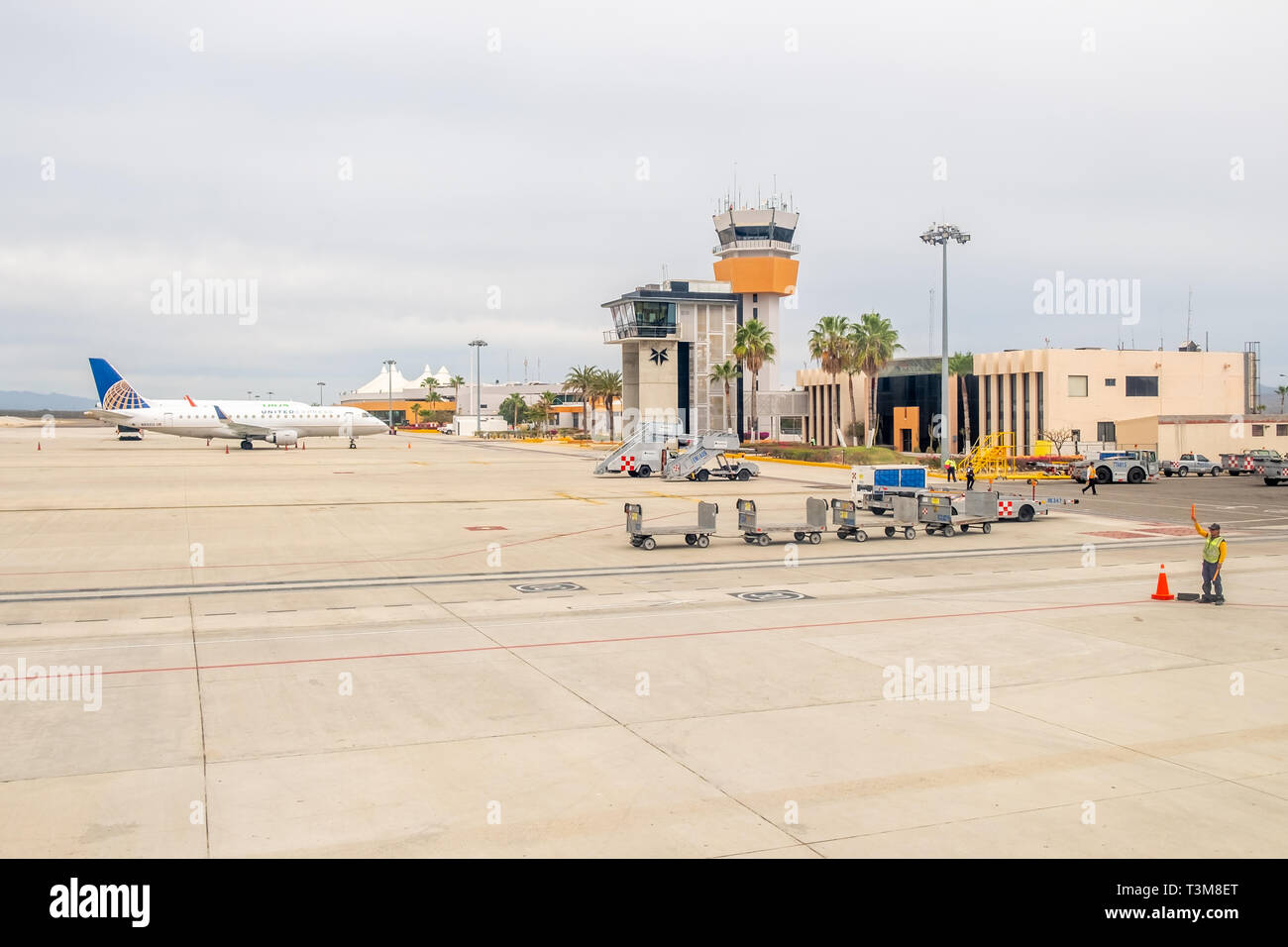 L'Aéroport International de Los Cabos, au Mexique. Banque D'Images