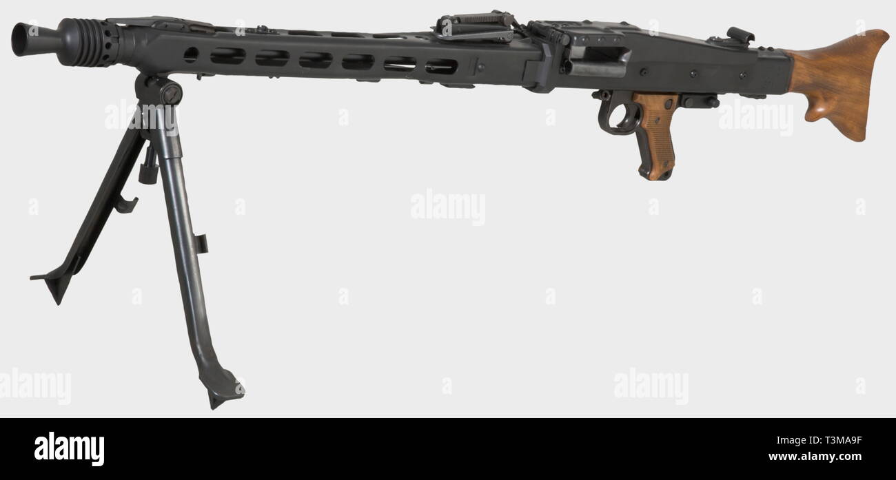 Les mitrailleuses, mitrailleuse allemande MG 42, calibre 7,92 x 57 mm, présente 1942, Editorial-Use-seulement Banque D'Images