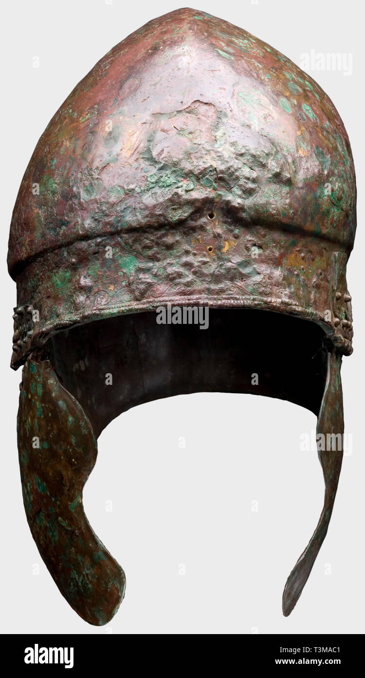 Pare-balles, casques, Chalcidian Greek-Italic, casque, bronze, 5ème / 4ème  siècle avant J.-C.,-Additional-Rights Clearance-Info-Not-Available Photo  Stock - Alamy