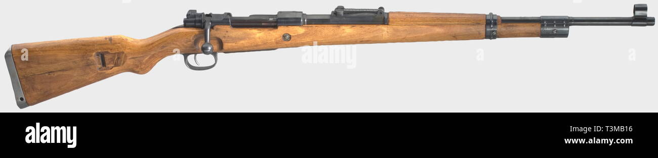 Les armes de service, de l'Allemagne jusqu'en 1945, pour carabine K 98 K, code dot 1944, aussi appelé modèle de temps de guerre, de calibre 8 x 57, numéro 37739a, Editorial-Use-seulement Banque D'Images