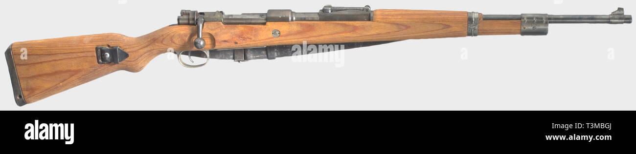 Les armes de service, de l'Allemagne jusqu'en 1945, pour carabine K 98 K, code svw MO temps de guerre, le modèle, le calibre 8 x 57, numéro 18634c, Editorial-Use-seulement Banque D'Images