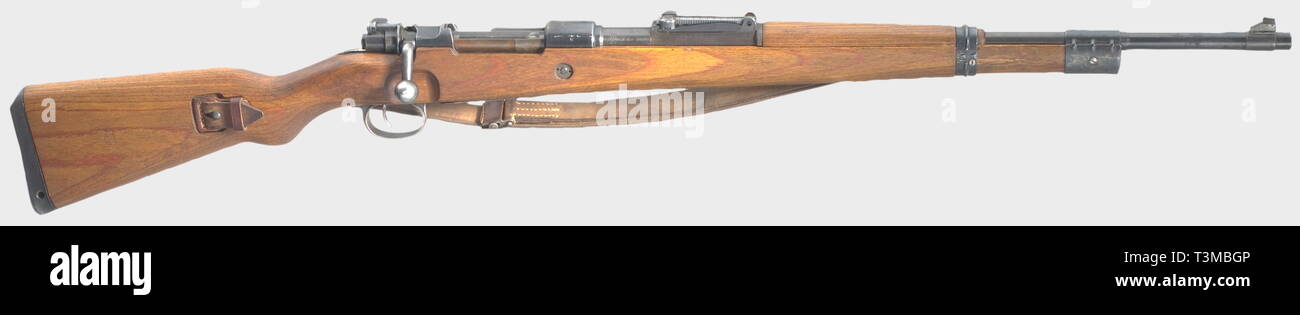 Les armes de service, de l'Allemagne jusqu'en 1945, pour carabine K 98 K, code fjmb 44, temps de guerre, le modèle, le calibre 8 x 57, numéro 6321e, Editorial-Use-seulement Banque D'Images
